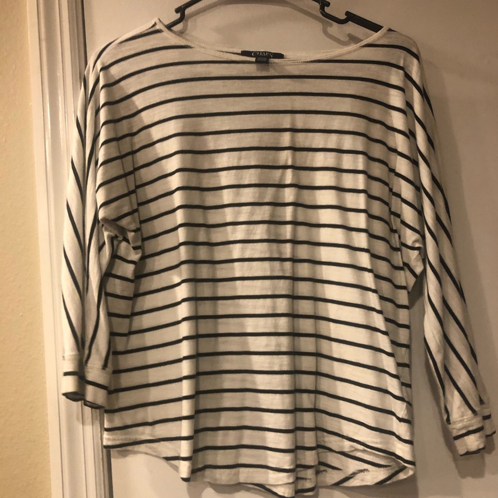 chaps striped top
